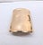 Vintage 1977 Signed Napier Ad Piece Goldtone Wide Wavy Cuff Bracelet For Sale - Image 9 of 11