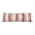 Turkish Hemp Pillow Cushion Natural Beige Red Cushion Cover 14"x40" For Sale