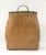 Circa 1940s Splint Pack Basket in Ochre/Green Paint For Sale - Image 4 of 6