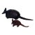 Vintage Wood Carved Armadillo Figurines For Sale