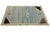 Modern Hand-Knotted Gabbeh Wool Rug – Minimalist Blue & Grey Geometric Tribal For Sale - Image 4 of 8