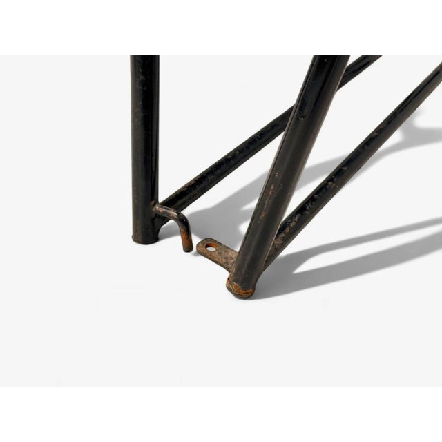 Studio Bbpr, Lacquered Iron, Wood, Twelve Armchairs, Italy, 1960s For Sale - Image 16 of 17