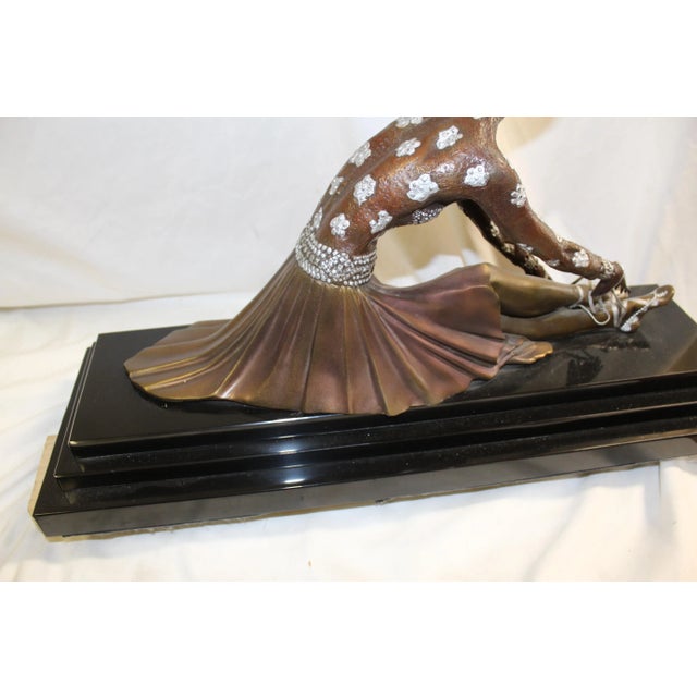 Metal 1990s Contemporary Modern Bronze Sculpture For Sale - Image 7 of 11