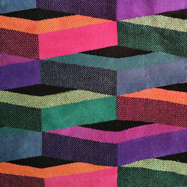 1980s Vintage Italian Wool Rug by Missoni for T&J Vestor, 1980s For Sale - Image 5 of 13