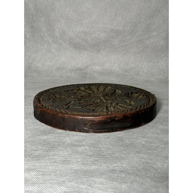 Rustic Wax Butter Mold with Habsburg Imperial Coat of Arms, 1737 For Sale - Image 3 of 6
