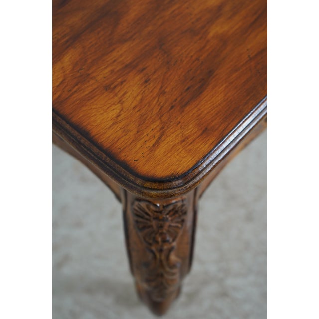 Italian Continental Style 1 Drawer Writing Desk Table For Sale - Image 10 of 17