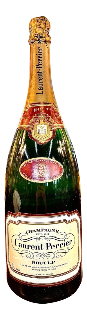 Late 20th Century French Laurent-Perrier Champagne Specimen Bottle