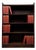 20th Century Edwardian English Oak Open Bookcase, 1890s For Sale