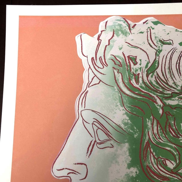 Red 1990s After Andy Warhol "Alexander the Great" Lithograph For Sale - Image 8 of 11
