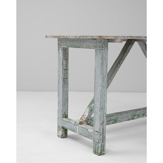 Early 20th Century 1900s French Wood Patinated Table For Sale - Image 5 of 18