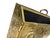 Goldenrod Ornate Embossed Brass Magazine Holder, 1950s For Sale - Image 8 of 10