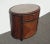 McGuire Vintage McGuire Faubourg Collection Oval Nightstand Chest With Drawer For Sale - Image 4 of 10