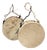 Pair of Cowhide Decorative Drums With Leather Lacing For Sale