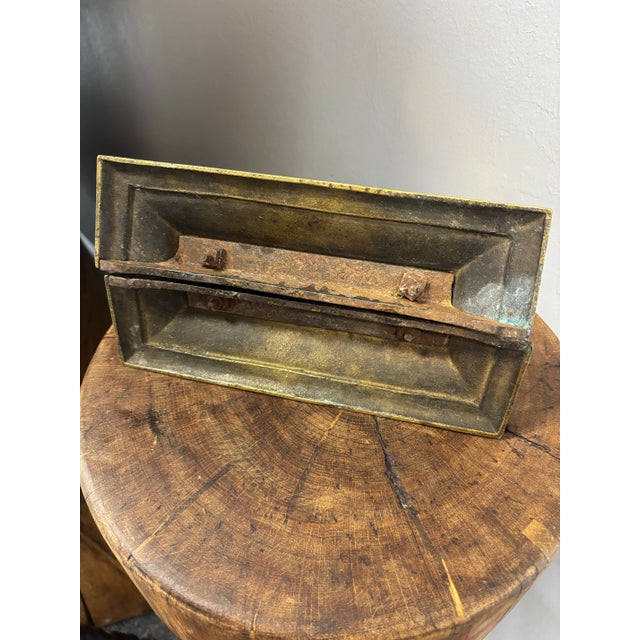 Brass Antique English Brass Bookend Doorstops For Sale - Image 8 of 11