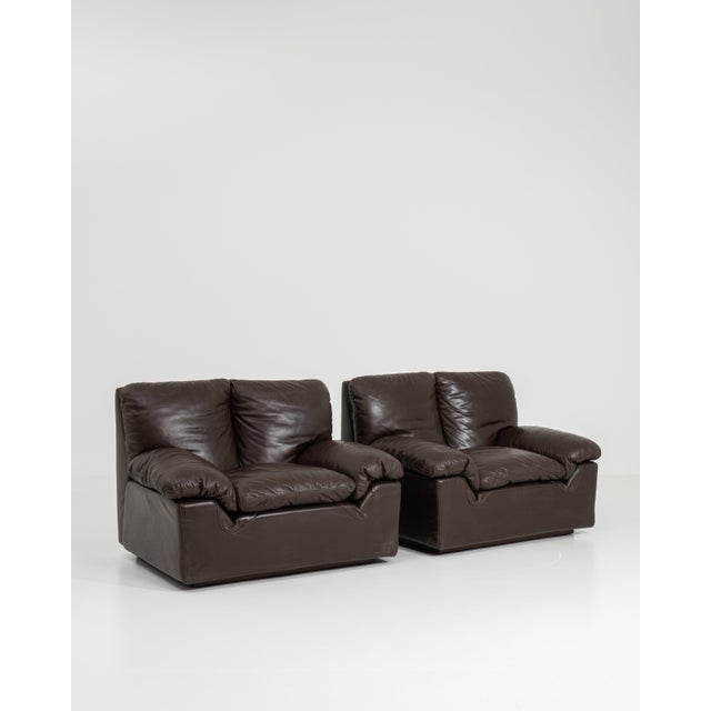 Animal Skin Pair of Bonheur Armchairs by Ammannati & Vitelli, Antique, Italy, Circa 1970 For Sale - Image 7 of 14