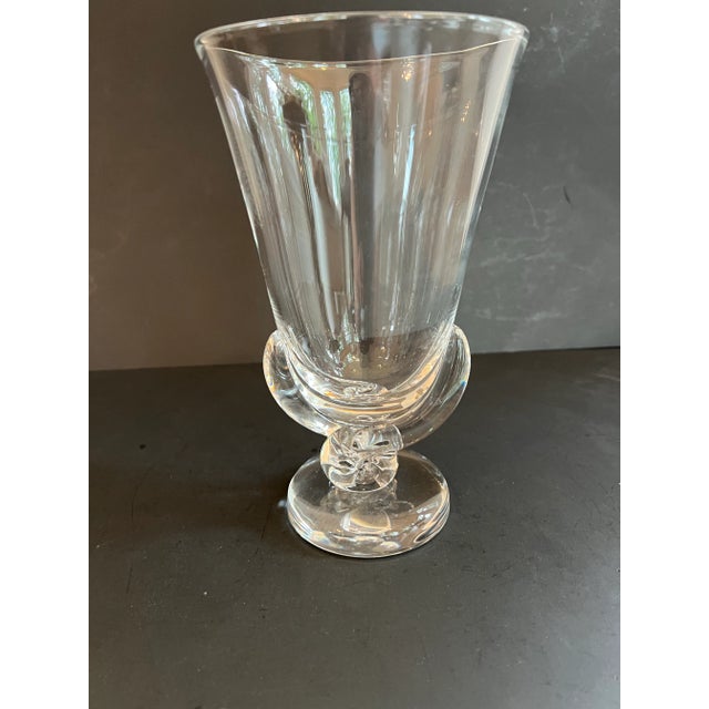 Steuben Mid-Century Steuben Art Glass Vase For Sale - Image 4 of 11