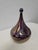 Late 20th Century Gold and Purple Teardrop Lidded Jar For Sale - Image 5 of 14