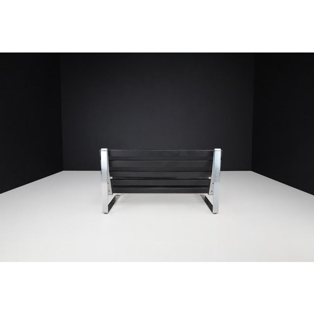 Wood Mid-Century Modern 2-Seat Sofa / Bench attributed to Kho Liang Ie for Artifort, Netherlands, 1960s For Sale - Image 7 of 13