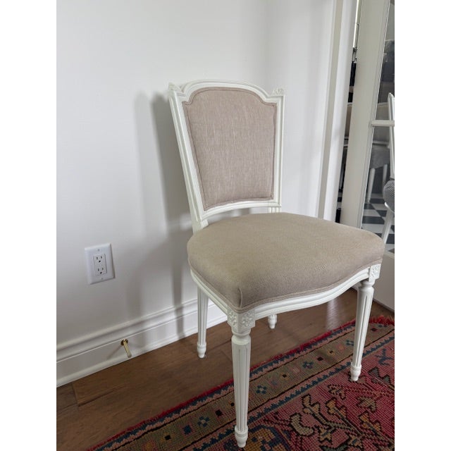 Black Late 18th Century Set of 8 Louis Philippe Dining Chairs For Sale - Image 8 of 12