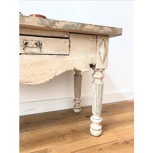 French Butcher's Table, Early 20th Century For Sale - Image 6 of 10