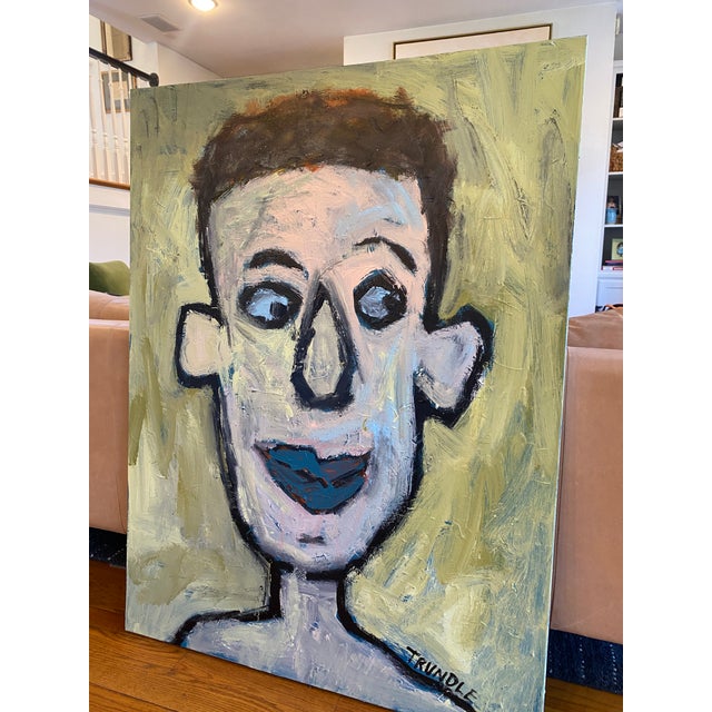 Sarah Trundle, Contemporary Abstract Figure Painting, "Friends Like These" For Sale - Image 6 of 7