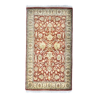 Mid 20th Century Hand-Knotted Persian Sultanabad Wool Rug- 2'10" X 5'3'' For Sale