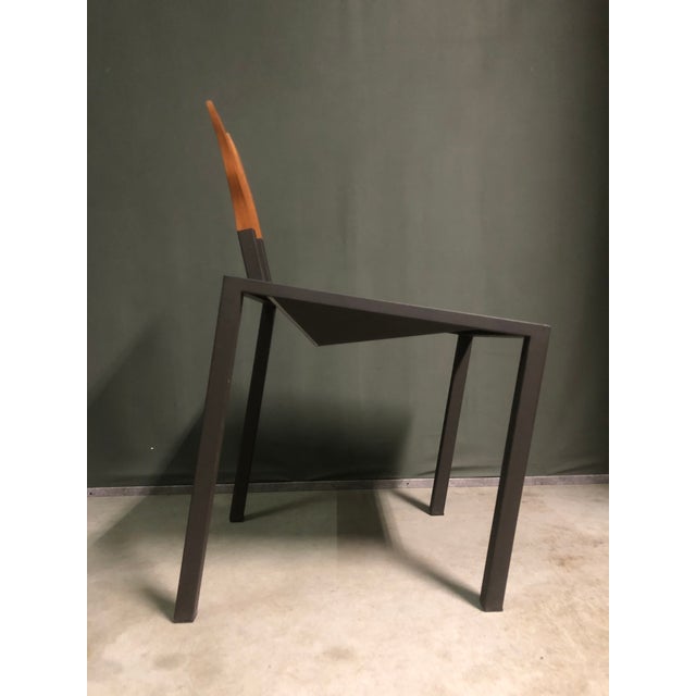 Vintage Side Chair by Stanislav Kutac, 1980s, in Flawless conditions. Designed 1980 to 1989 I have official proof of...