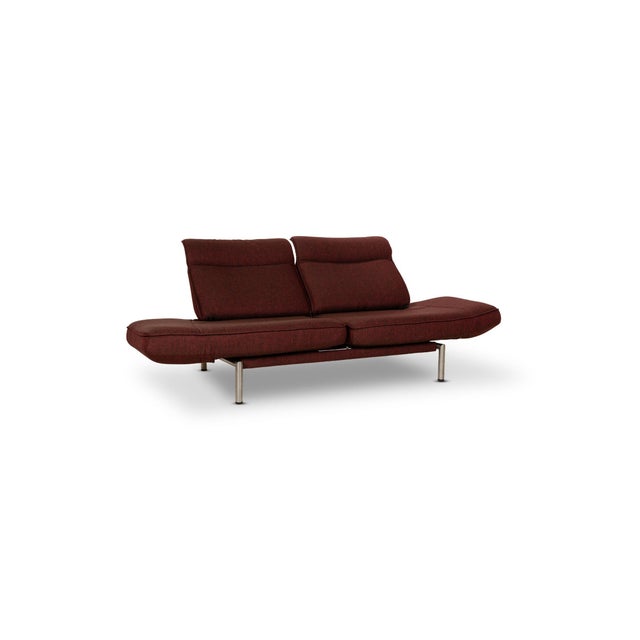 DS 450 Fabric Red Two-Seater Sofa For Sale - Image 4 of 12