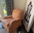 English Nancy Corzine 2120 Chattingham Lounge Cut Velvet Roll Arm Club Chair For Sale - Image 3 of 3