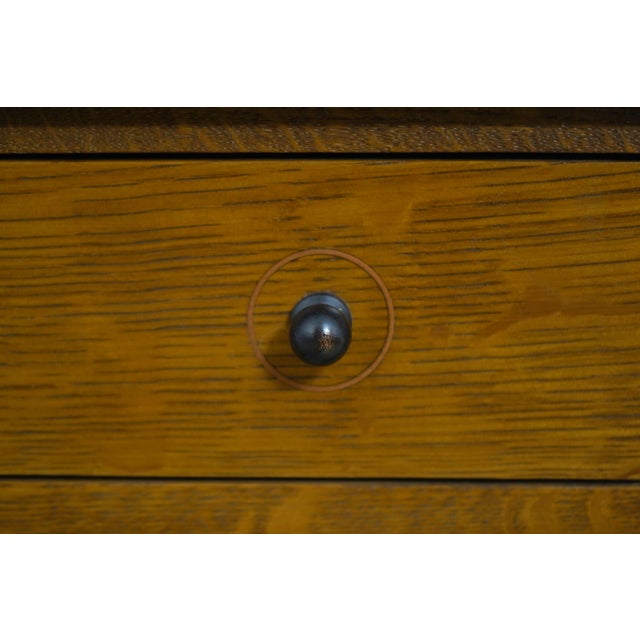 Stickley Harvey Ellis Inlay Oak Writing Desk For Sale - Image 13 of 18