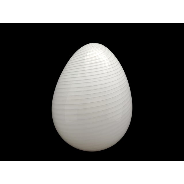 Egg-Shaped Murano Glass Lamp from Manifattura Di Murano, 1970s For Sale - Image 9 of 9