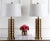Metal 28.5 Inch H Column Table Lamp in Gold - a Pair For Sale - Image 7 of 9