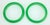 Green Glass Jadeite Style Bangle Bracelets, a Pair For Sale - Image 4 of 7