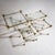 Coffee Tables in Acrylic Glass and Brass, Italy, 1950s, Set of 2 For Sale - Image 3 of 13