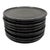 Art Deco 1960s Black Ceramic Mid Century 34 Piece Dinner Plate, Cup & Tea Set For Sale - Image 3 of 13
