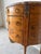 19th-Century French Louis XVI Style Marquetry Inlaid Demi-Lune Cabinet With Breccia Marble Top For Sale - Image 9 of 18