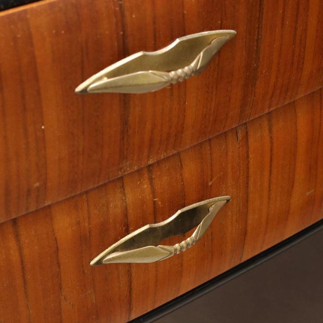 Brown Vintage Chest of Drawers, 1950s-1960s For Sale - Image 8 of 12