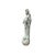 Chinese Vintage Off White Porcelain Standing Bodhisattva GuanYin Music Vessel Statue For Sale - Image 3 of 7