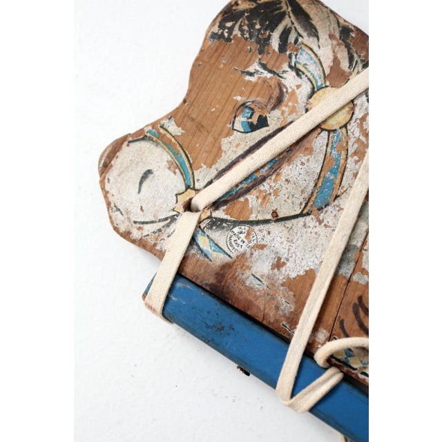 Antique n.n. Hill Horse Pull Toy For Sale - Image 6 of 6