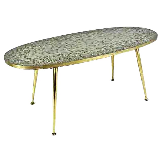 Mosaic Coffee Table, 1950s For Sale