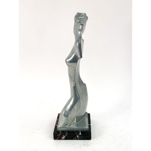 Mid 20th Century Art Deco Female Nude Oscar Sculpture For Sale - Image 4 of 13
