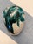 Dark Green Raku Pottery Signed For Sale - Image 8 of 9