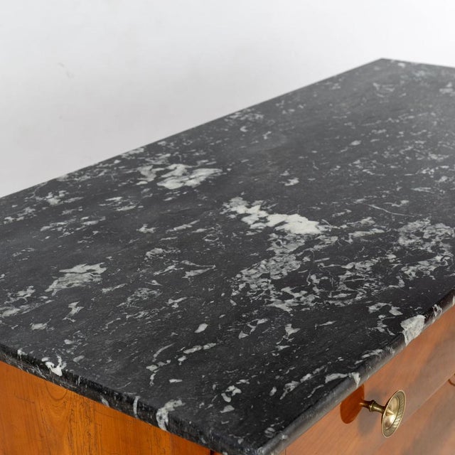 Empire Marble Chest of Drawers, 1800s For Sale - Image 4 of 6