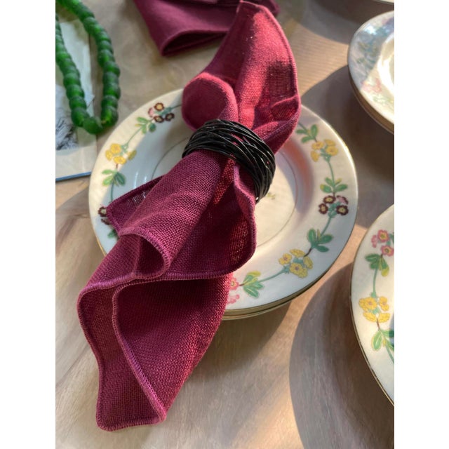 Early 20th Century Early 20th Century Theodore Haviland Saybrook 6.5” Plates - Set of Eight (8) For Sale - Image 5 of 10