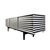 1970s Vintage Sideboard with Op Art Painting, Poland, 1970 For Sale - Image 5 of 11
