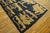 Chinese 1920s Black Ground With Landscape of Chinese Culture Antique Peking Rug For Sale - Image 3 of 8