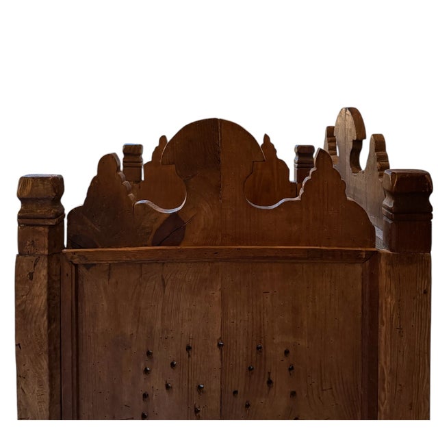 20th C. Latin American Confessional Chair in House of Hackney Velvet For Sale - Image 9 of 14