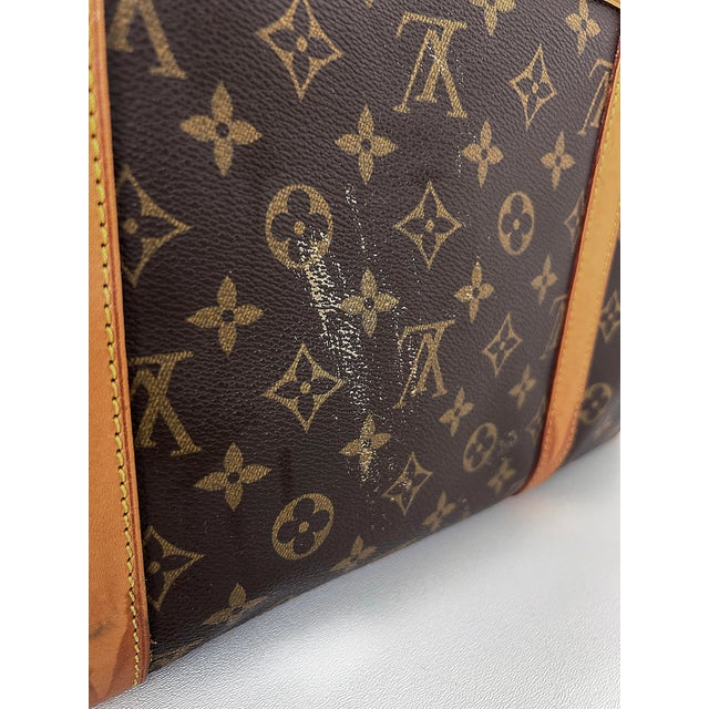 Louis Vuitton Monogrammed Pet Carrier, Canvas, Cowhide, Mesh Window & Lining For Sale - Image 16 of 17