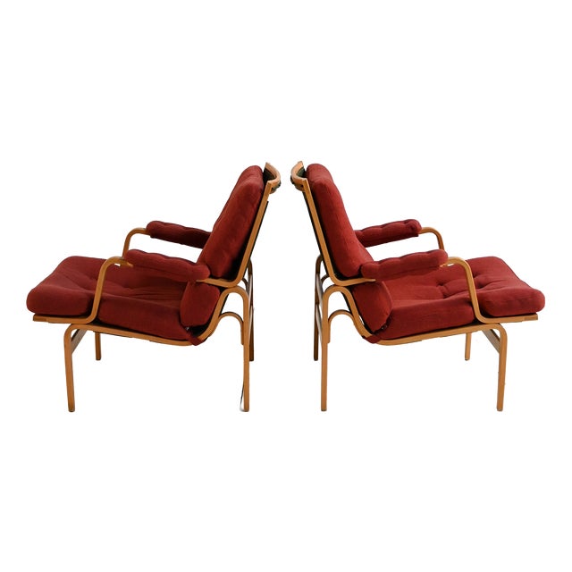 Ingrid Armchairs by Bruno Mathsson for Dux, 1960s, Set of 2 For Sale