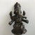 Ancient Miniature showing a sculpture Asian Buddha. Old 18th century Tibetan Statue God Ganesha ganapati elephant buddha...